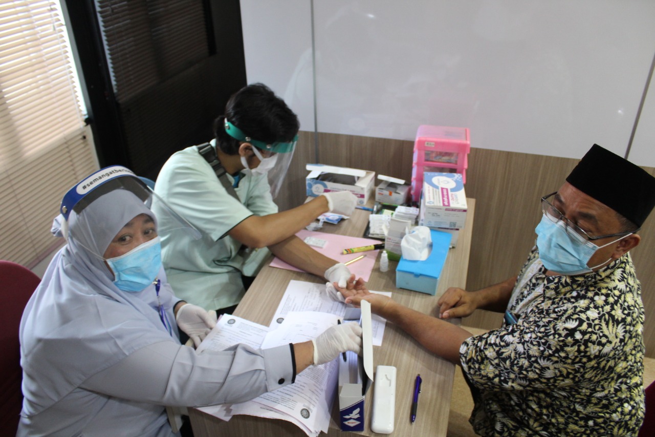 Pastikan Area Bebas Covid-19, Kantor PP Muhammadiyah Jakarta Lakukan Rapid Test